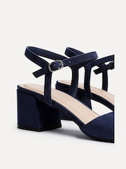 Azul - Linzi Darlene Low Block Heeled Sandals - Imagem 5 de 6