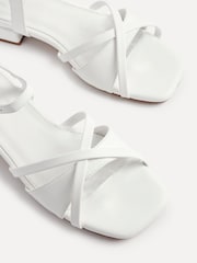 Linzi White Zenna Strappy Mini Heeled Sandals - Image 4 of 5