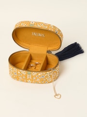 FatFace Multi Alphabet Floral Travel Jewellery Box - Image 2 of 3