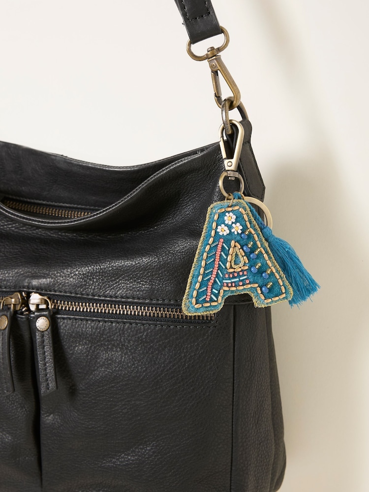 FatFace Multi Alphabet Beaded Bag Charm Keyring - Image 2 of 3