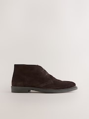 Brown Smart Suede Chukka Boots - Image 2 of 6