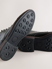 Black Toecap Leather Boots - Image 5 of 5