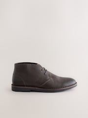 Brown Leather Desert Boots - Image 2 of 5