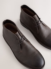 Brown Leather Desert Boots - Image 4 of 5