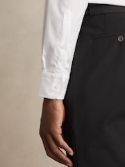 Белый - Reiss Storm Cotton-Twill Two-Fold Shirt - Изображение 3 из 8