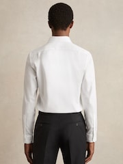 Белый - Reiss Storm Cotton-Twill Two-Fold Shirt - Изображение 5 из 8