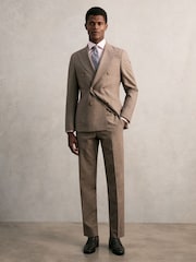 Reiss Pink Remote Reg Cotton Satin Cutaway Collar Shirt - Image 6 of 7