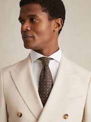 Reiss White Storm Slim Slim Fit Cotton-Twill Two-Fold Shirt Slim-Fit - Image 3 of 8