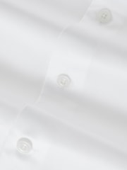 Reiss White Storm Slim Slim Fit Cotton-Twill Two-Fold Shirt Slim-Fit - Image 8 of 8