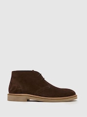 Schuh Dace Suede Chukka Brown Shoes - Image 1 of 4