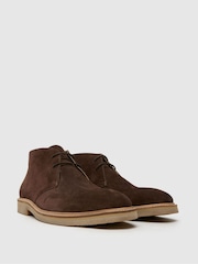 Schuh Dace Suede Chukka Brown Shoes - Image 2 of 4