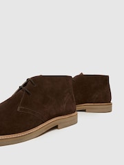 Schuh Dace Suede Chukka Brown Shoes - Image 4 of 4