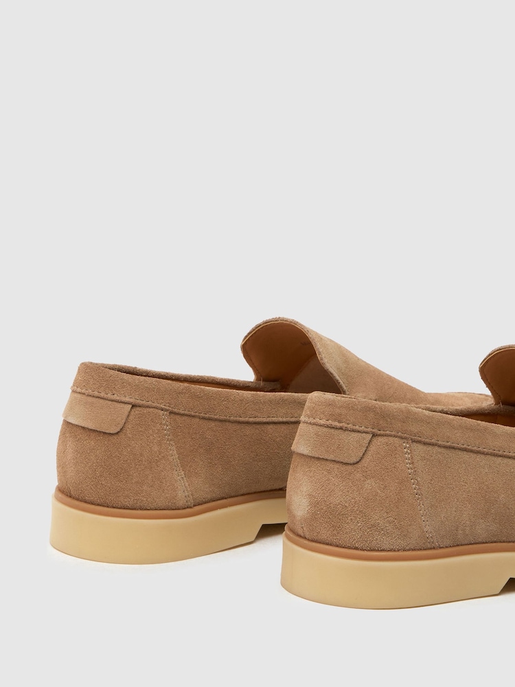 Naravni - Schuh Blue EC Riggs Suede Loafers - Slika 4 iz 4 Naravni - Schuh Blue EC Riggs Suede Loafers - Slika 4 iz 4