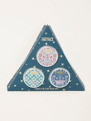 FatFace Multi Three Pack Lip Balm Gift Set - Image 1 of 2