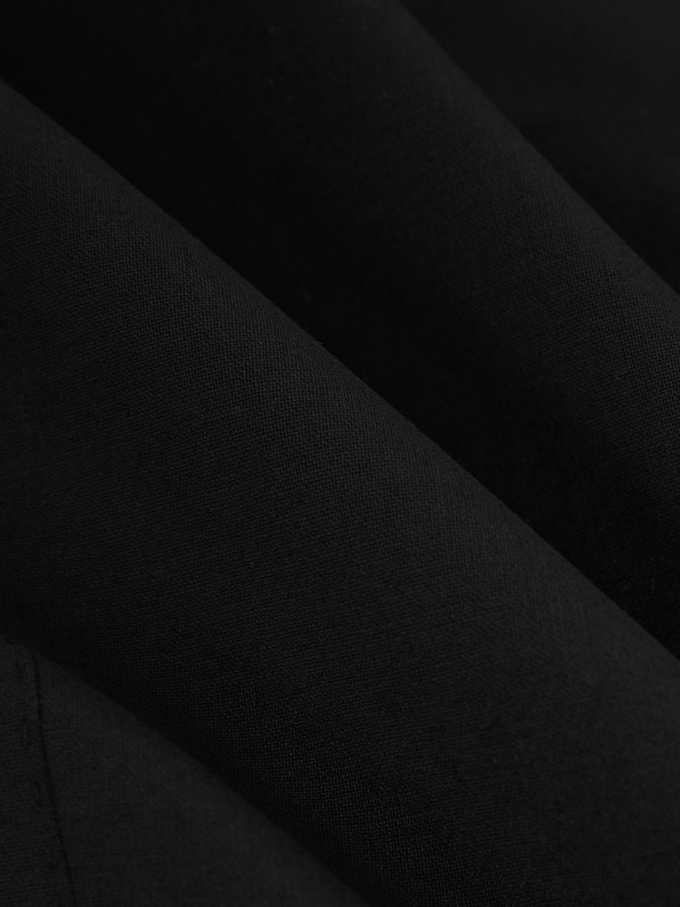 Reiss Black Promise Wool-Blend Single-Breasted Suit Blazer Slim-Fit - Image 7 of 7 Reiss Black Promise Wool-Blend Single-Breasted Suit Blazer Slim-Fit - Image 7 of 7