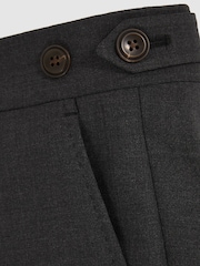 Reiss Grey Promise Slim-Fit Wool-Blend Suit Trousers - Image 6 of 6