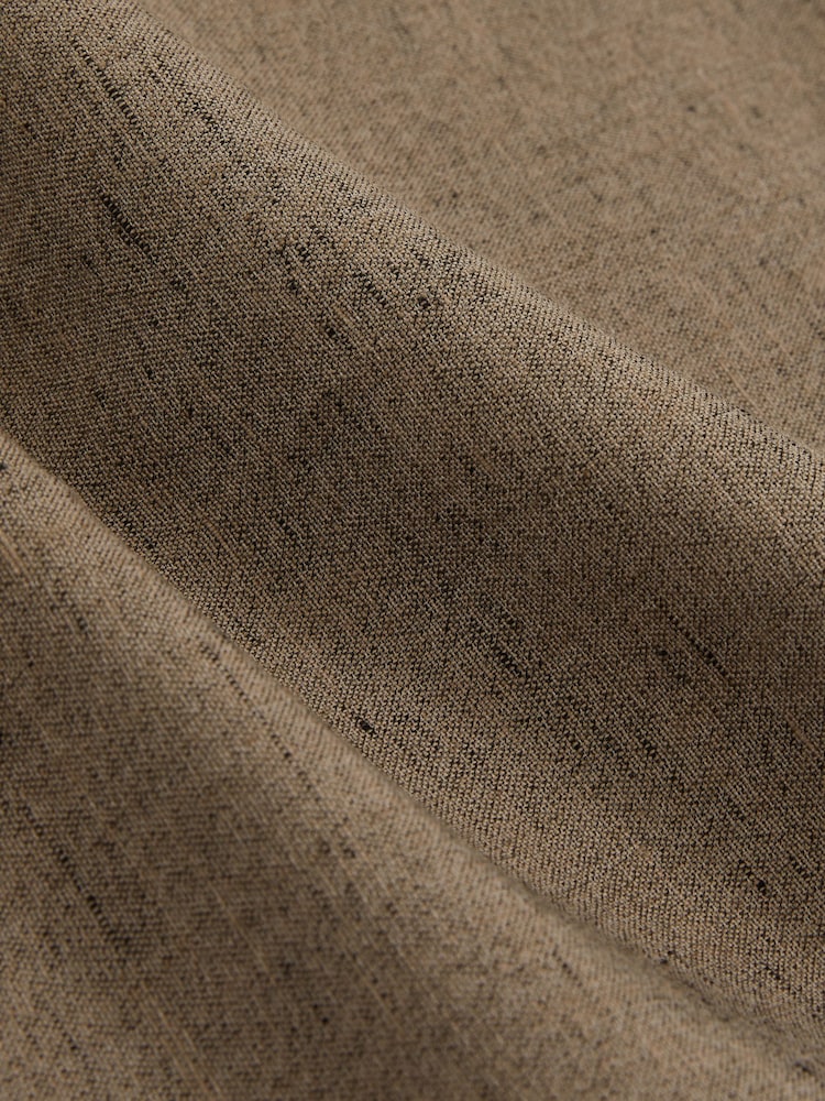 Reiss Grey Lina Atelier Wide-Leg Suit Trousers With Linen - Image 7 of 7