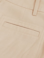 Reiss Off White Beckett Atelier Wide-Leg Woven Trousers - Image 6 of 6