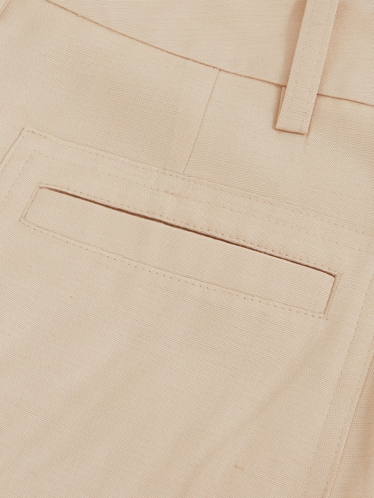 Reiss Off White Beckett Atelier Wide-Leg Woven Trousers - Image 6 of 6