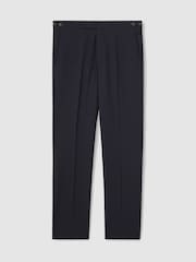 Reiss Navy Promise Slim-Fit Wool-Blend Suit Trousers - Image 2 of 7