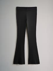 The Set Black/Brown 2 Pack Ribbed Flare Leg Trousers - Image 2 of 5