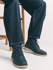 Black Leather Sports Boots - Image 1 of 6