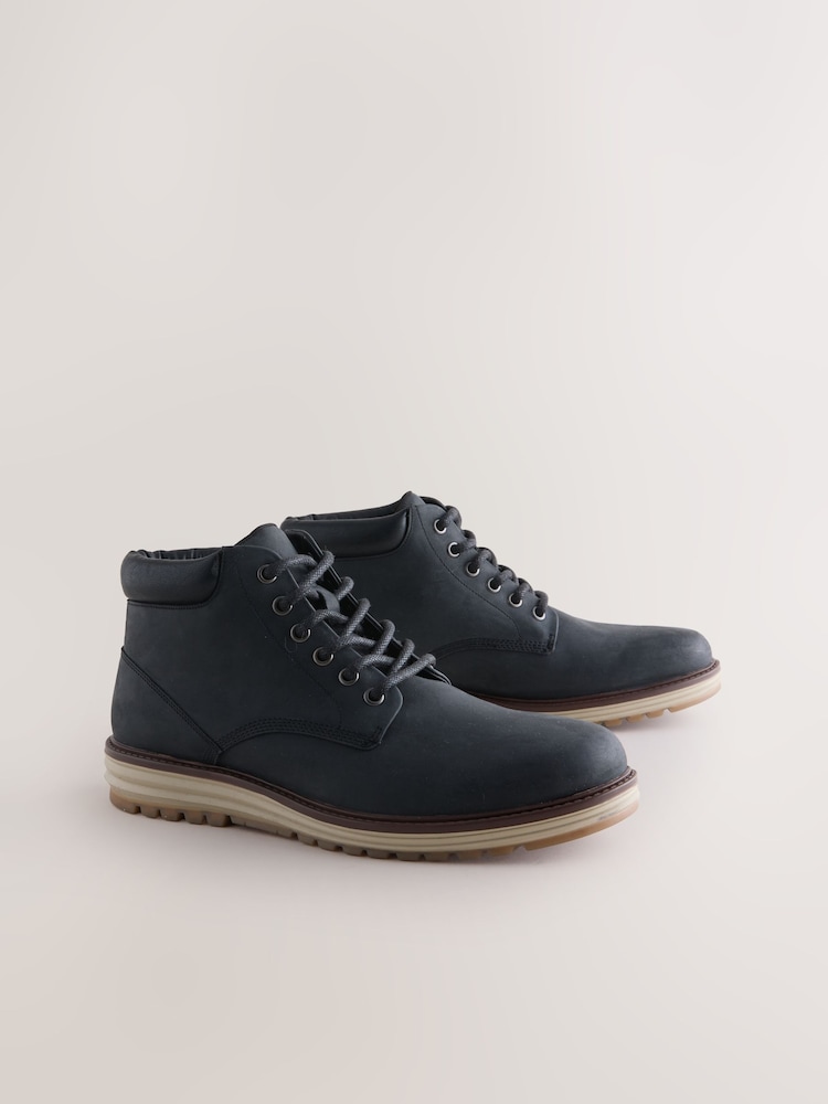 Black Leather Sports Boots - Image 2 of 6