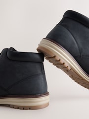 Black Leather Sports Boots - Image 5 of 6