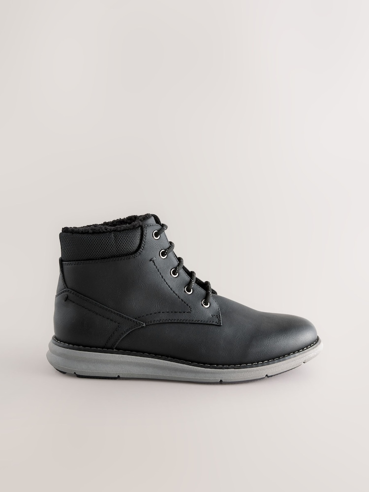 Black Low Casual Sport Boots - Image 2 of 5