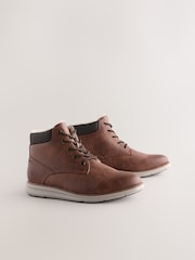 Tan Brown Low Casual Sport Boots - Image 1 of 5