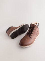 Tan Brown Low Casual Sport Boots - Image 3 of 5