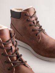 Tan Brown Low Casual Sport Boots - Image 5 of 5
