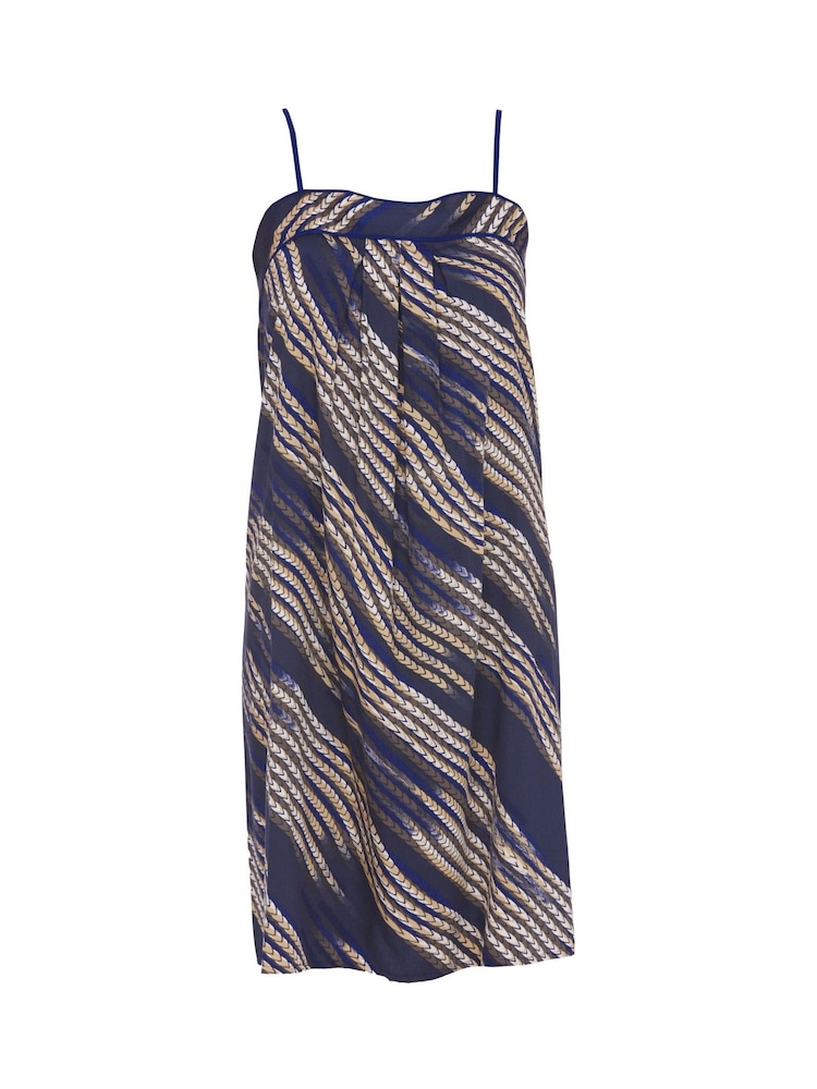 Fable and Eve Blue Strappy Short Nightdress - Image 3 of 3
