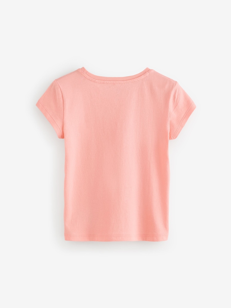 Gap Pink Cowgirl Boot Short Sleeve Crew Neck Graphic T-Shirt (4-13yrs) - Image 2 of 4