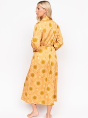 Fable and Eve Yellow Long Sleeve Dressing Gown - Image 2 of 3