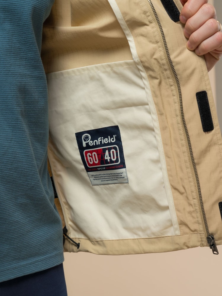 Penfield Natural Mens Meadow Showerproof Jacket - Image 6 of 6