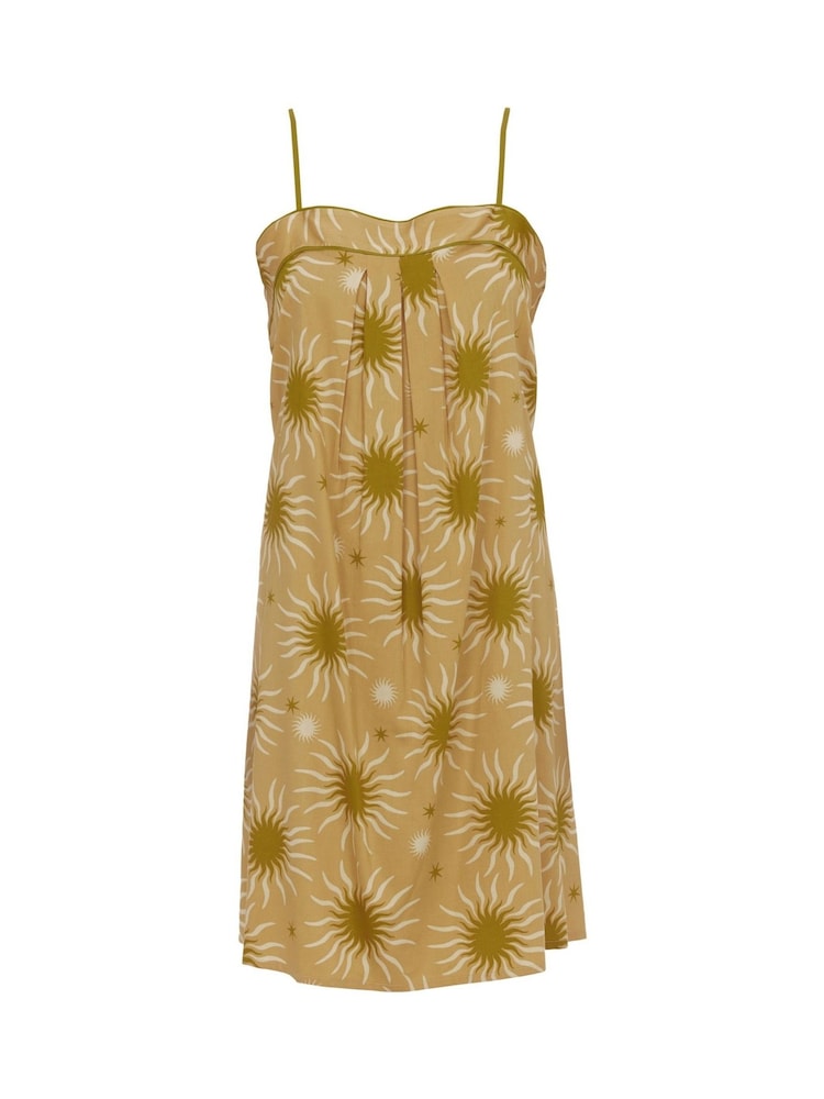 Fable and Eve Yellow Strappy Short Nightdress - Image 4 of 4