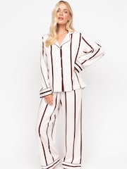 Fable and Eve Wide Leg Long Sleeve Pyjama Set - صورة 1 من 4