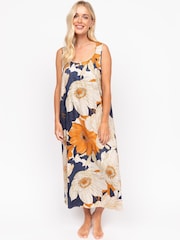 Fable and Eve Blue Long Nightdress - Image 2 of 4