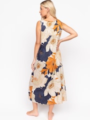 Fable and Eve Blue Long Nightdress - Image 3 of 4