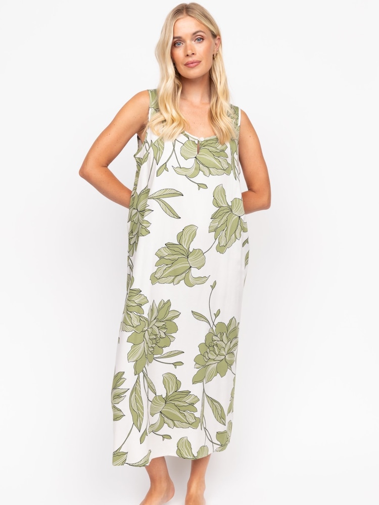 Fable and Eve Green Long Nightdress - Image 2 of 4