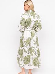 Fable and Eve Green Long Sleeve Dressing Gown - Image 3 of 4