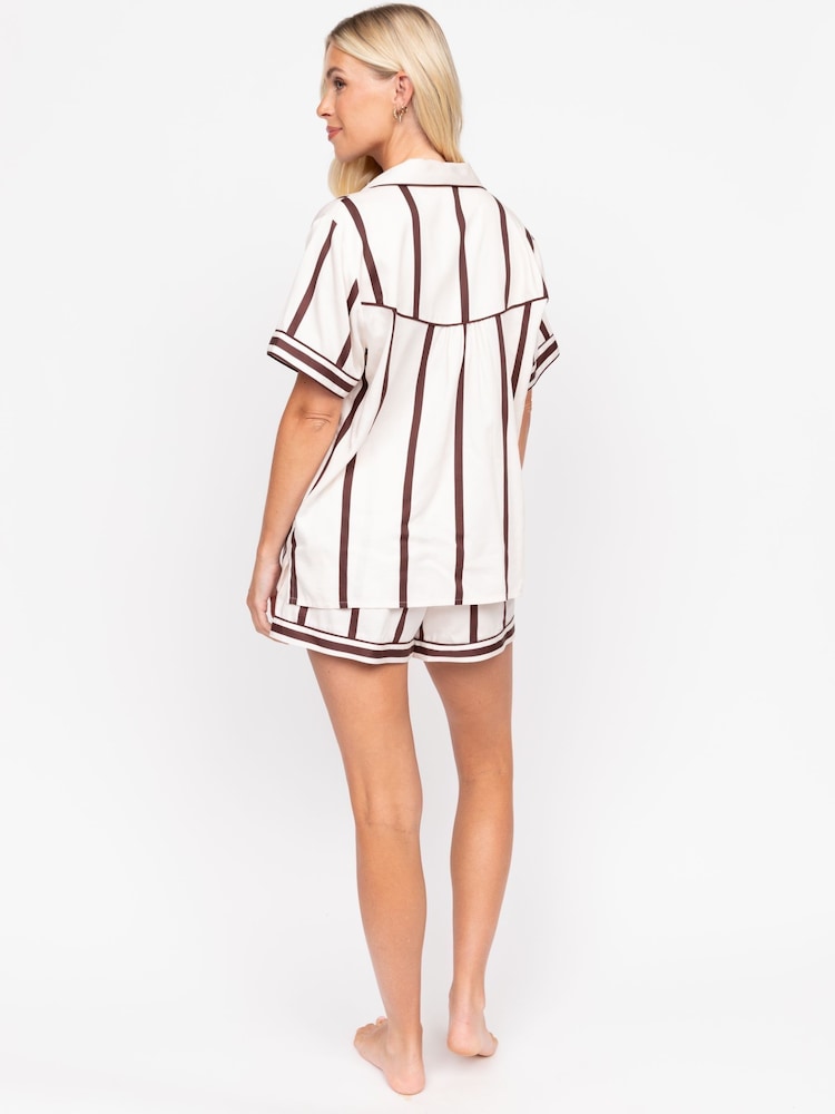 Fable and Eve Short Sleeve Pyjama Shorts Set - صورة 2 من 4
