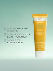 REN Clean Skincare Evercalm Sensitive Support Advanced Sun Cream SPF50 50ml - Image 2 of 5