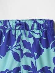 Gap Blue 8" Recycled Swim Trunks (4-13yrs) - Image 3 of 3
