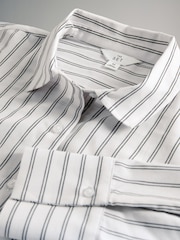 The Set Chocolate Brown/White 3 Pack Shirts - Image 12 of 12