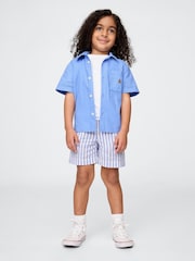 Gap Blue Linen-Cotton Cabana Set (6mths-5yrs) - Image 1 of 3