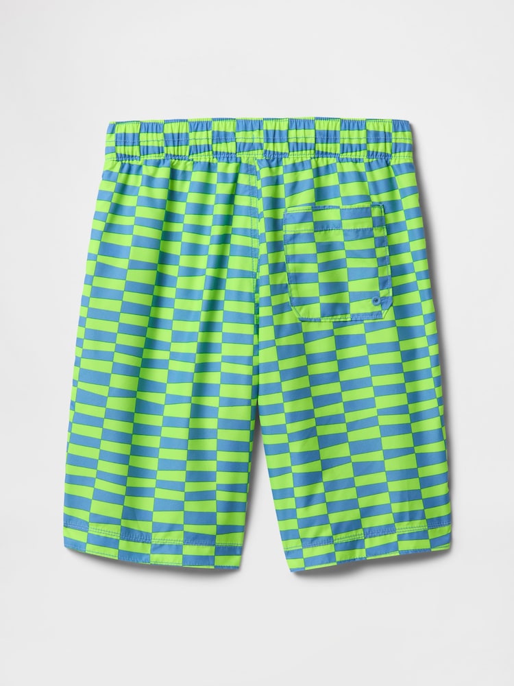 Gap Green 8" Recycled Swim Trunks (4-13yrs) - Image 2 of 3