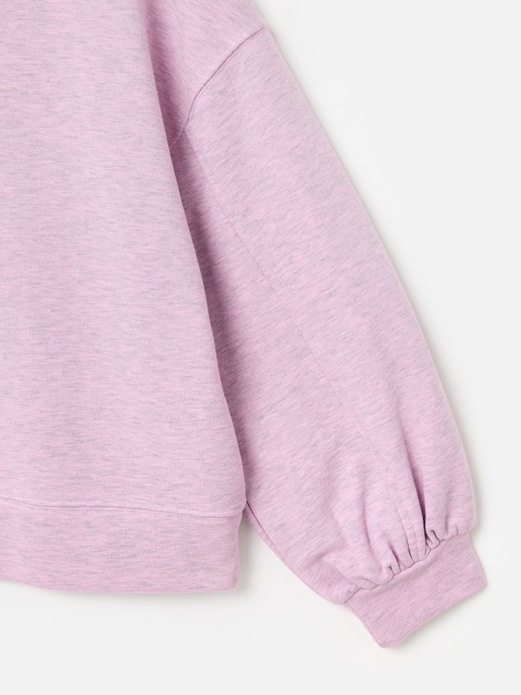 Oliver Bonas Purple Marl Sweatshirt - Image 7 of 8