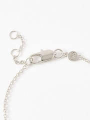 Oliver Bonas Silver Tone Paloma Sterling Mini Bow Bracelet - Image 3 of 3